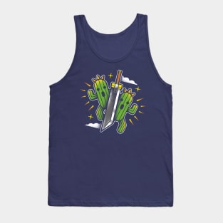 Cactuar Cloud Sword Tank Top